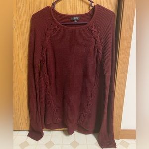 a.n.a Criss Cross Front Sweater
